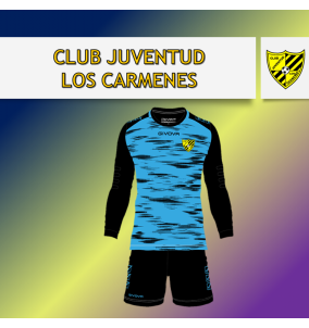 KIT PORTERO DIFESA CELESTE/NEGRO