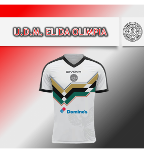 CAMISETA PRIMERA EQUIPACIÓN (MAC04 BLANCA/NEGRA)