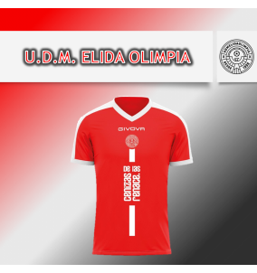 CAMISETA SEGUNDA EQUIPACIÓN (MAC04 ROJO/BLANCO)