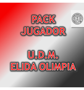 PACK JUGADOR U.D.M. ELIDA...